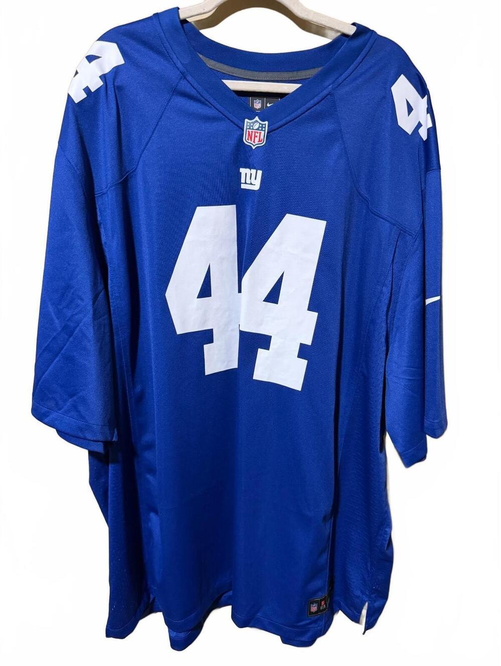 Nike NFL New York Giants #44 Skattebo Football Jersey Blue